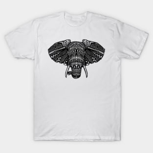 African Elephant Mandala T-Shirt